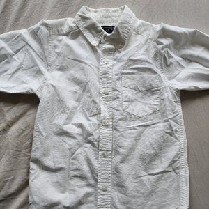 Children's place, white button down top.